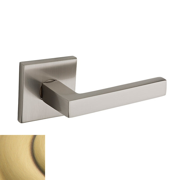 Baldwin Estate L023 - Satin Brass & Brown (Rosette NOT INCLUDED)