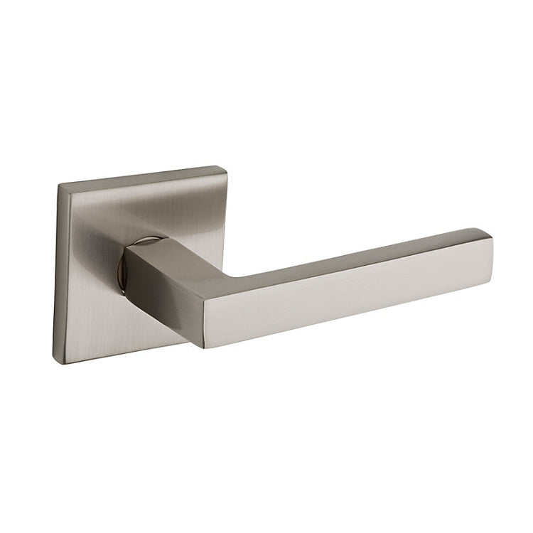 Baldwin Estate L023 - Satin Nickel (Shown with R017 Rosette, ROSETTE NOT INCLUDED)