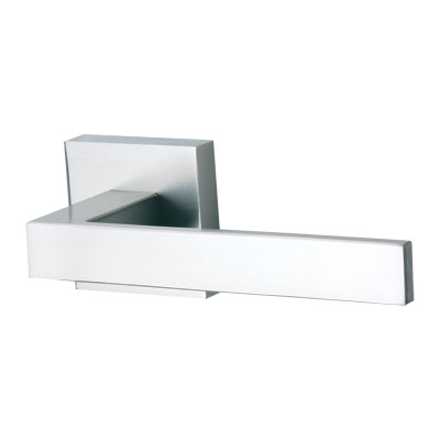 Linnea L10 Stainless Steel Door Lever With Square Rosette