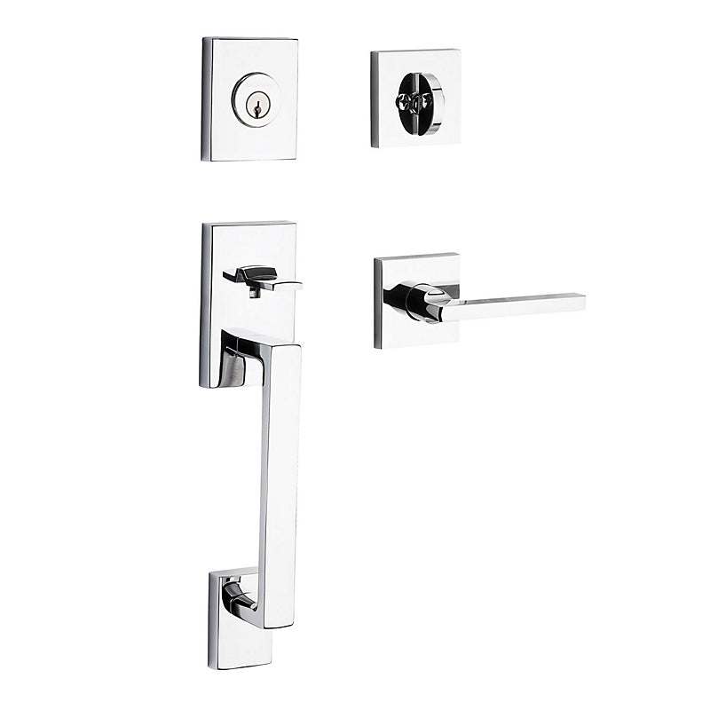La Jolla Handleset Shown in Polished Chrome