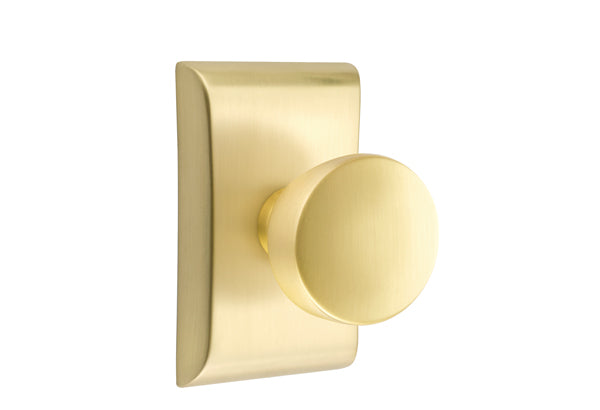 Emtek Laurent Door Knob with Neos Rosette