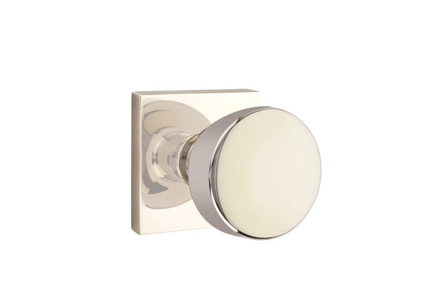 Emtek Laurent Door Knob with Square Rosette