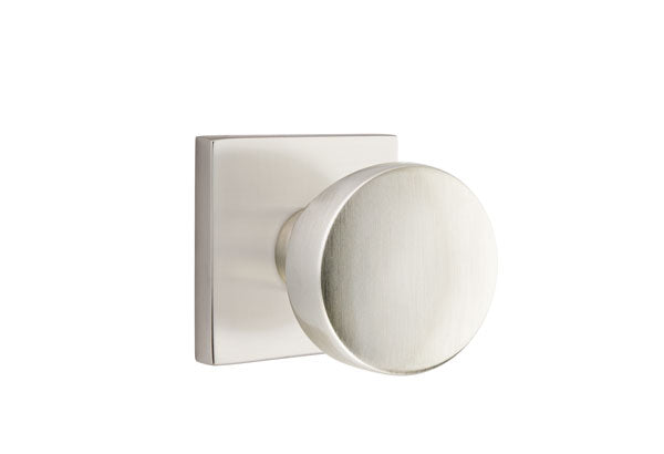 Emtek Laurent Door Knob with Square Rosette