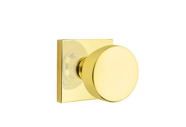Emtek Laurent Door Knob with Square Rosette