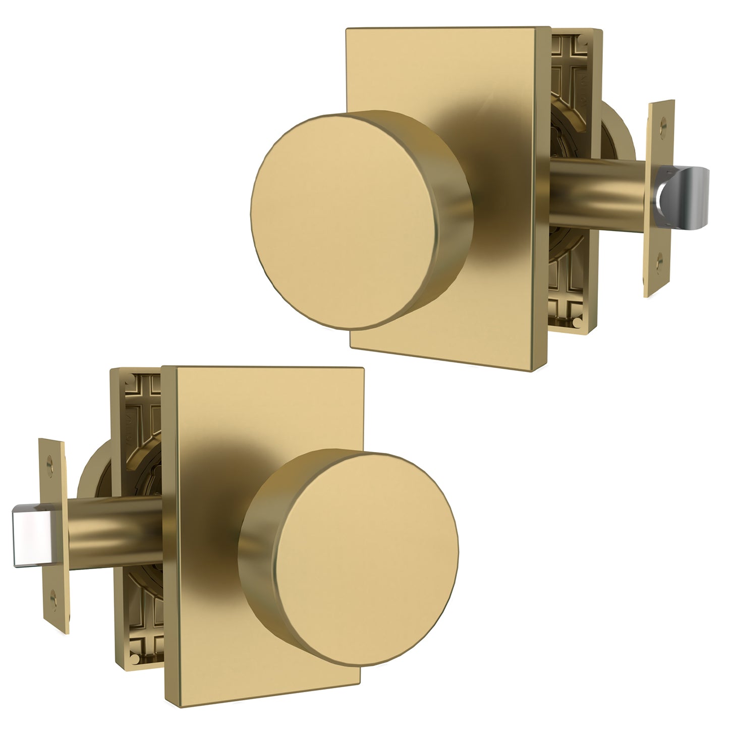 Mega Handles Laura Passage Satin Brass