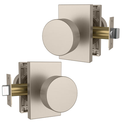 Mega Handles Laura Passage Satin Nickel