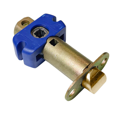 Emtek Passage and Privacy Latch with Brass Nosebolt