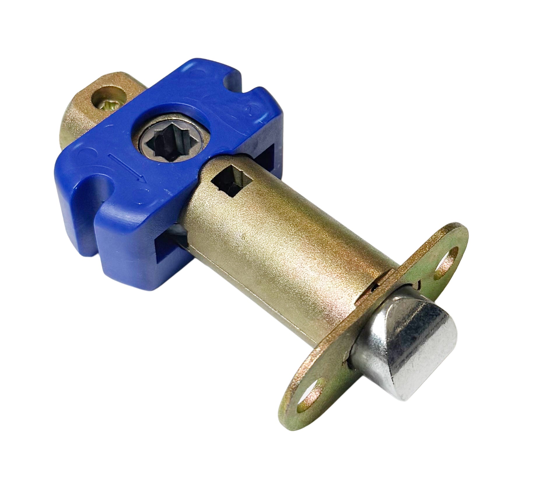 Emtek Passage and Privacy Latch with Brass Nosebolt