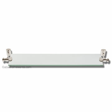 Legacy Bath Glass Shelf 24 Inch Polished Nickel