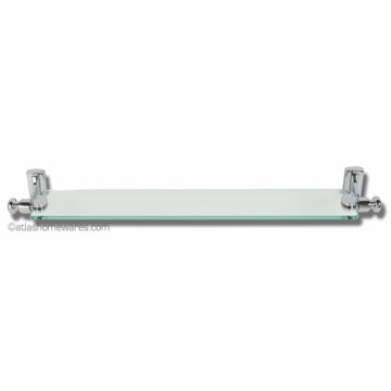Legacy Bath Glass Shelf 24 Inch Polished Chrome