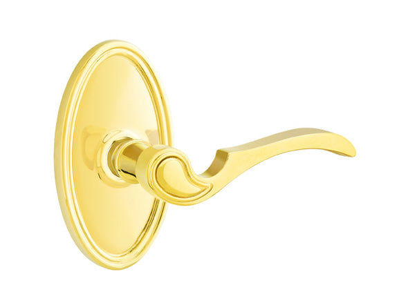 Emtek Coventry Lever Lifetime Brass-Oval Rosette