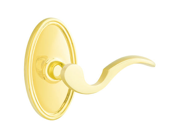 Emtek Cortina Lever Lifetime Brass-Oval Rosette