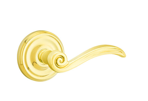 Emtek Elan Interior Mortise Lever with Regular Rosette