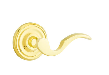Emtek Cortina Lever Lifetime Brass-Regular Rosette