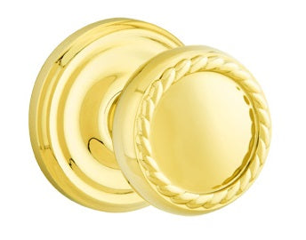 Emtek Rope Knob - Shown with Regular Rosette