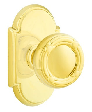 Emtek Ribbon and Reed Knob - #8 Rosette