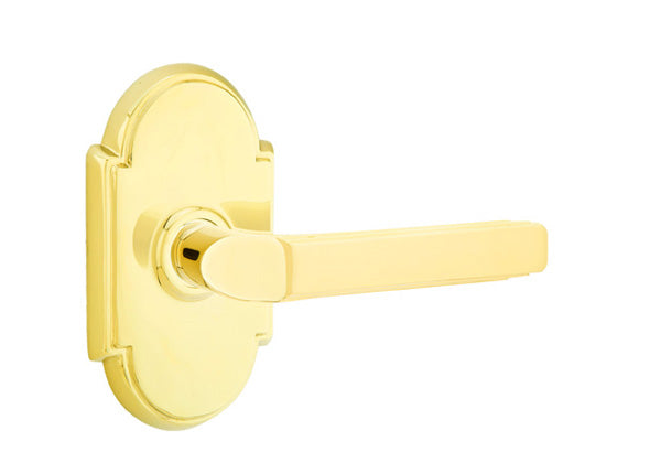 Emtek Milano Lever Lifetime Brass-Style 8 Rosette