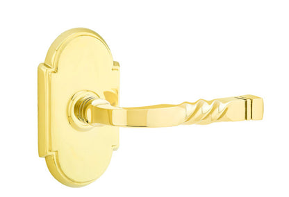 Emtek Santa Fe Lever Lifetime Brass-Style 8 Rosette