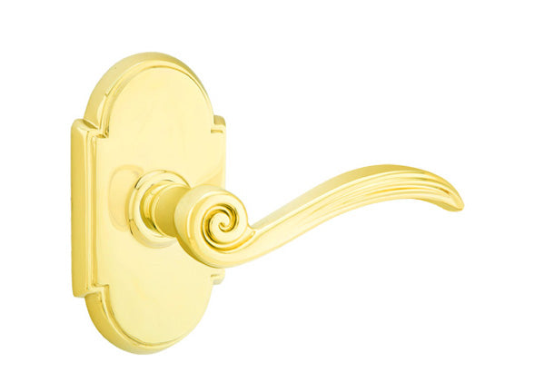 Emtek Elan Interior Mortise Lever with #8 Rosette
