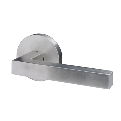 Linnea L90 Stainless Steel Lever with Round Rosette