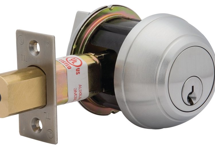Advantage Double Cylinder Deadbolt - keyed on both sides (picture is of single cylinder)