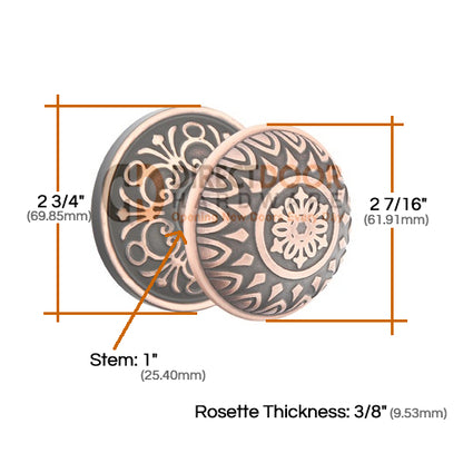 Emtek Lancaster Knob Specs Lancaster Rosette