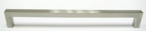 Top Knobs Nouveau Square Bar Pull in Brushed Satin Nickel