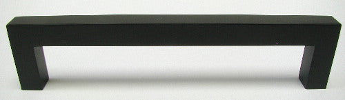 Top Knobs Nouveau Square Bar Pull in Flat Black