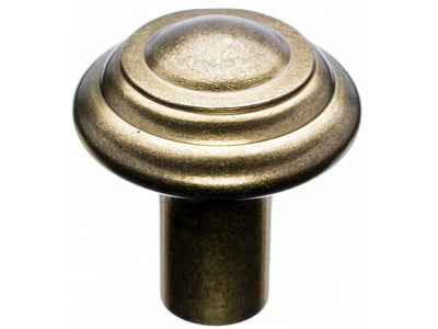 Aspen Button Knob in Light Bronze
