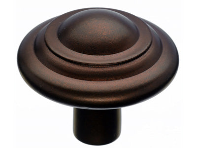 Aspen Button Knob in Mahogany Bronze