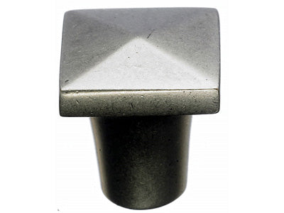 Aspen Square Knob in Silicone Bronze Light