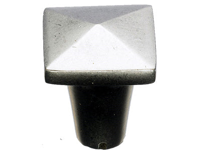 Aspen Square Knob in Silicone Bronze Light