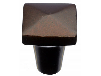 Aspen Square Knob in Mahogany Bronze