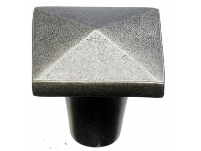 Aspen Square Knob in Silicone Bronze Light