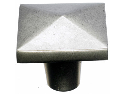 Aspen Square Knob in Silicone Bronze Light