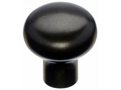 Aspen Round Knob in Medium Bronze