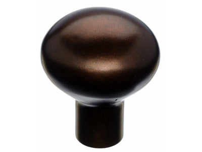 Aspen Round Knob in Mahogany Bronze