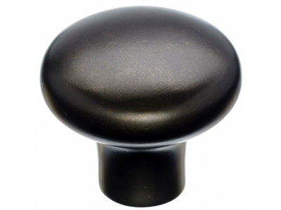 Aspen Round Knob in Medium Bronze