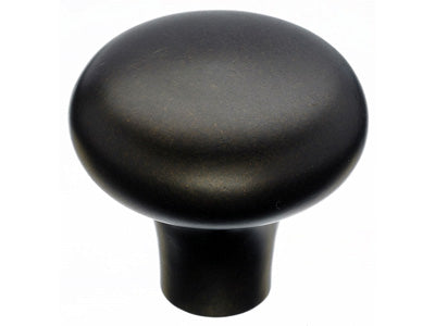 Aspen Round Knob in Medium Bronze
