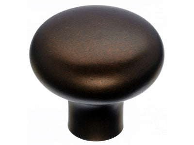Aspen Round Knob in Mahogany Bronze