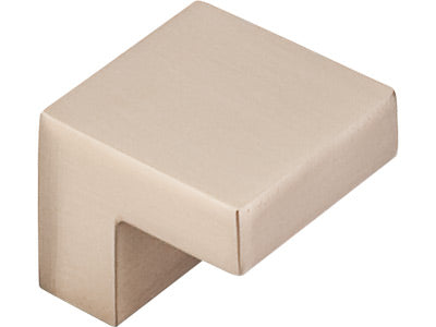 Top Knobs Nouveau Square Knob in Brushed Bronze