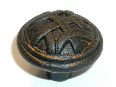 Top knobs Tuscany Celtic Large Knob in Rust
