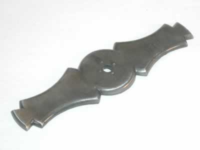 Top Knobs Tuscany Celtic Backplate in Pewter Light