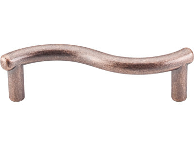 Nouveau 3" CC Cabinet Pull in Antique Copper