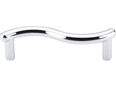 Nouveau 3" CC Cabinet Pull in Polished Chrome