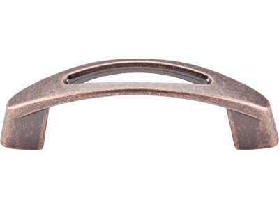 Nouveau 3" CC Verona Pull in Antique Copper