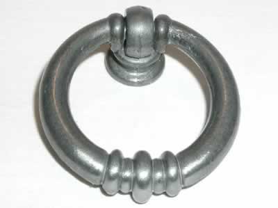 Top Knobs Tuscany Newton Ring Pull in Pewter Light