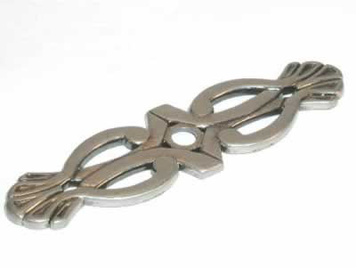 Top Knobs Tuscany Newton Backplate in Antique Pewter