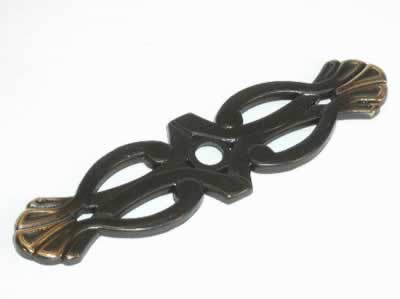 Top Knobs Tuscany Newton Backplate in Dark Antique Brass