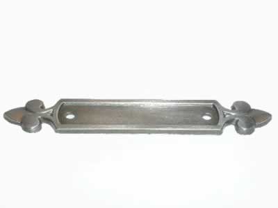 Top Knobs Tuscany Dover Backplate in Pewter